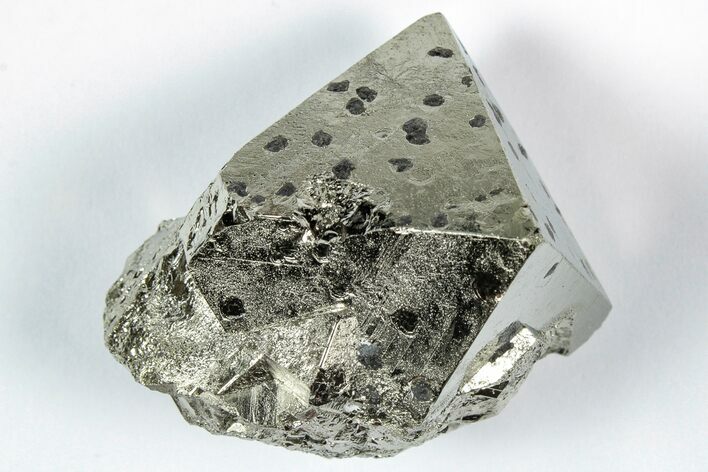 Gleaming Octahedral Pyrite Crystal Cluster - Peru #352307